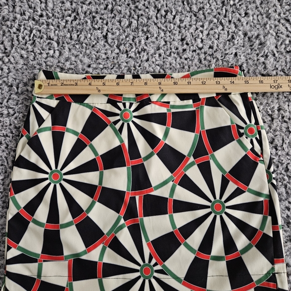 Loudmouth Women's Bull & Cork Mini Skirt US 4 x 16L XS  Stretch Tech Golf - Picture 9 of 12